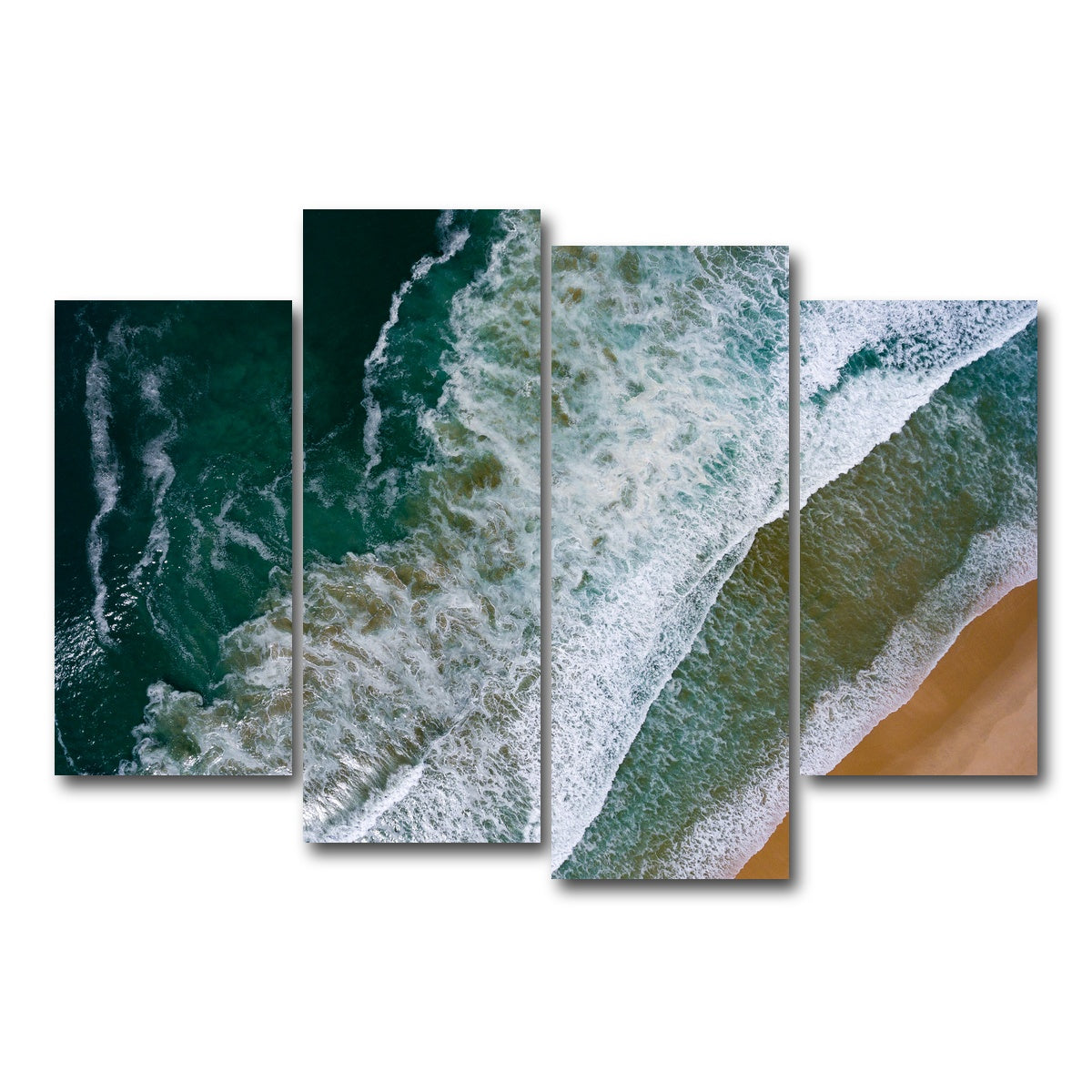 AUTO-MOCKUP WHITE | Land And Sea | 4 Piece | Gallery Wrap Canvas | group=4_short