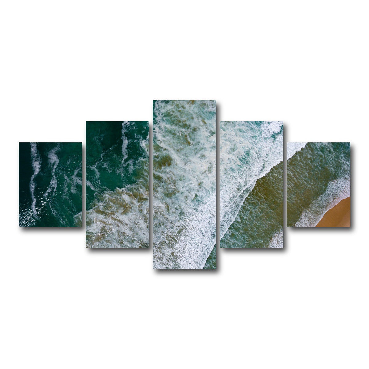 AUTO-MOCKUP WHITE | Land And Sea | 5 Piece | Gallery Wrap Canvas | group=5_short