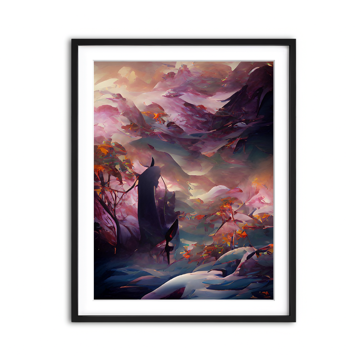 Framed Print 3x4 Black