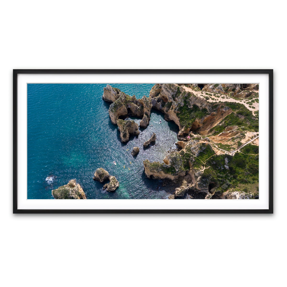 Framed Print 2x1 Black