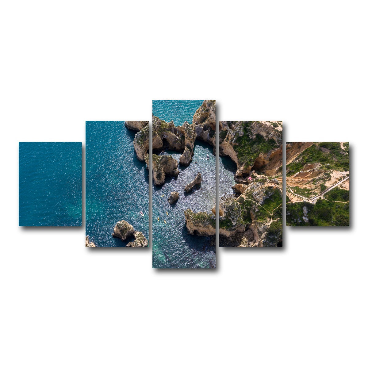 AUTO-MOCKUP WHITE | Lands End | 5 Piece | Gallery Wrap Canvas | group=5_short