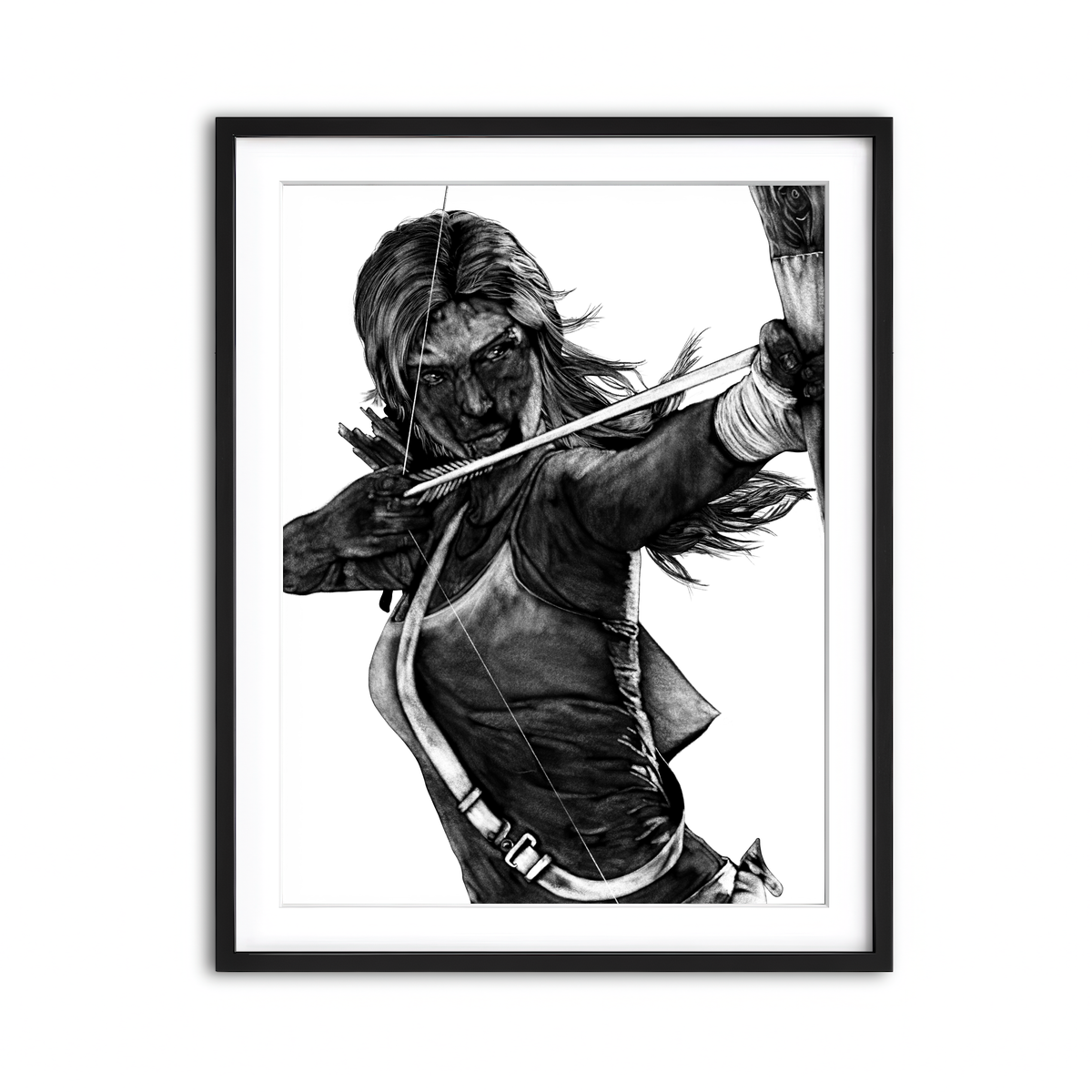 Framed Print 3x4 Black