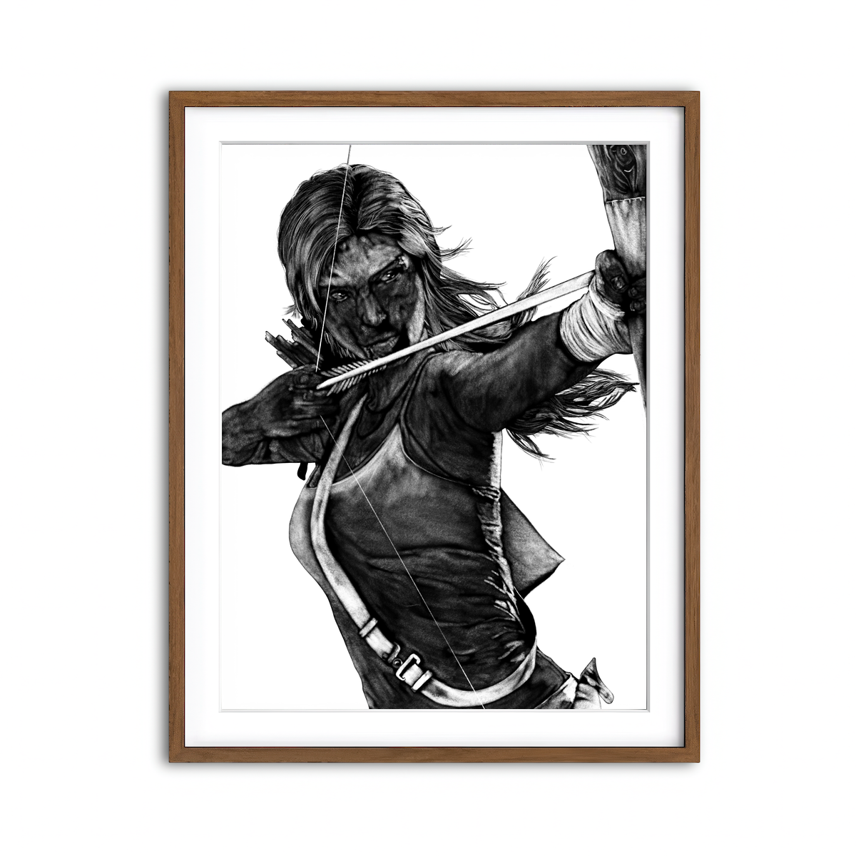 Framed Print 3x4 Walnut