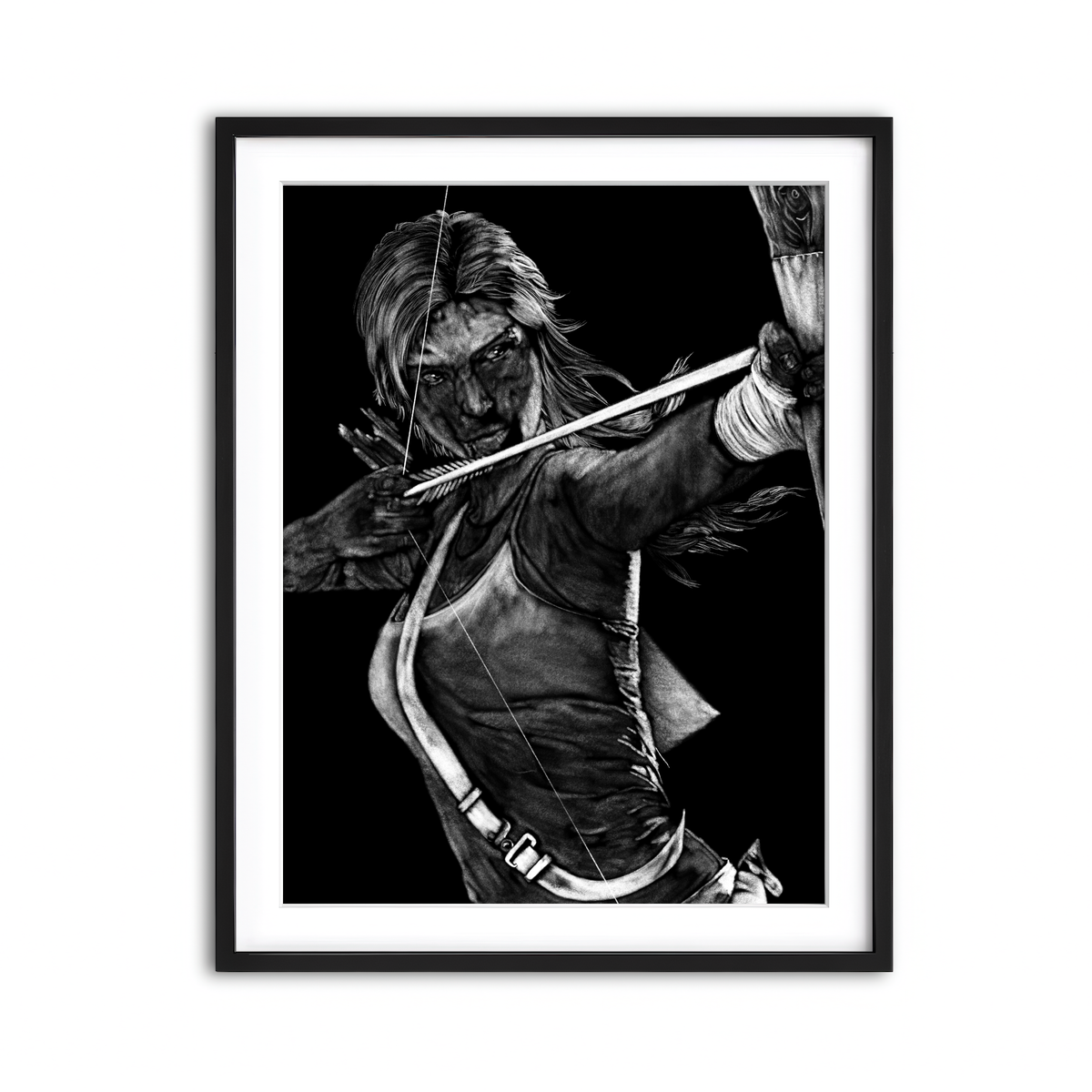Framed Print 3x4 Black