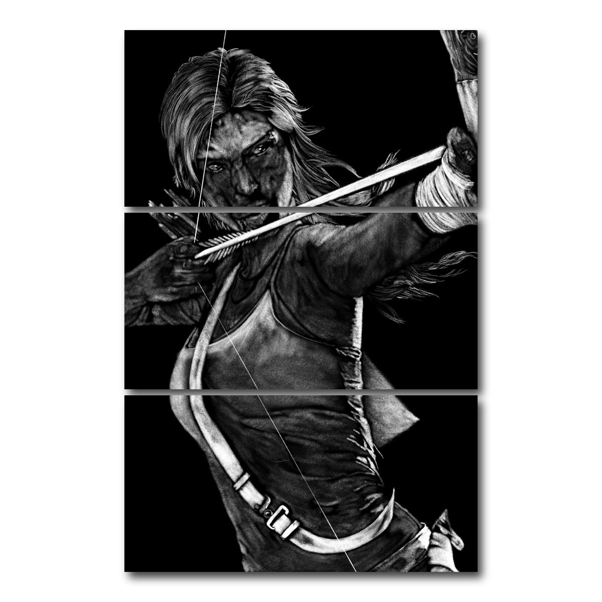 AUTO-MOCKUP WHITE | Lara | 3 Piece | Gallery Wrap Canvas | group=12x24_stacked