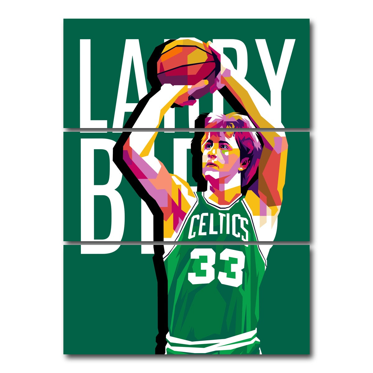 AUTO-MOCKUP WHITE | Larry Legend | 3 Piece | Gallery Wrap Canvas | group=8x18_stacked