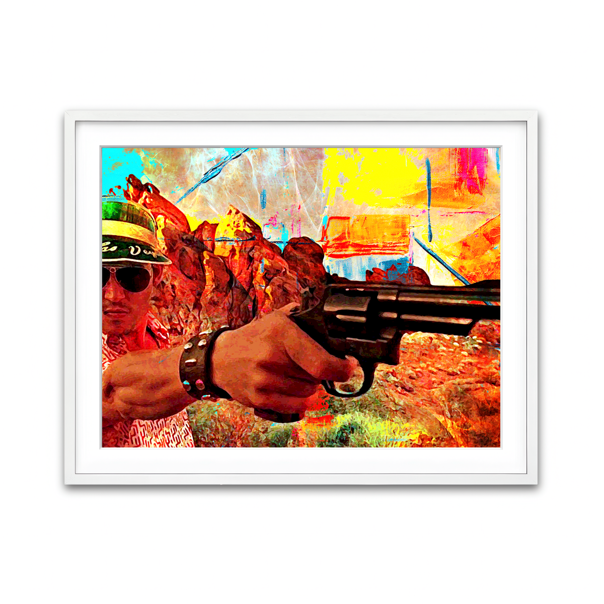 Framed Print 4x3 White