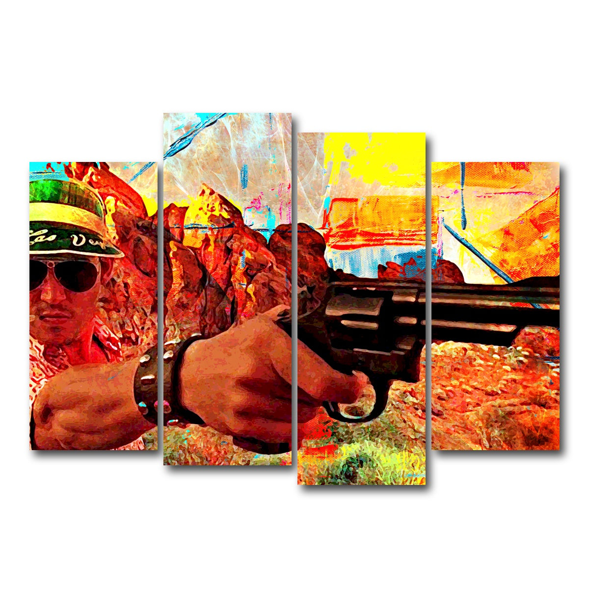 AUTO-MOCKUP WHITE | Las Vegas Trip | 4 Piece | Gallery Wrap Canvas | group=4_normal