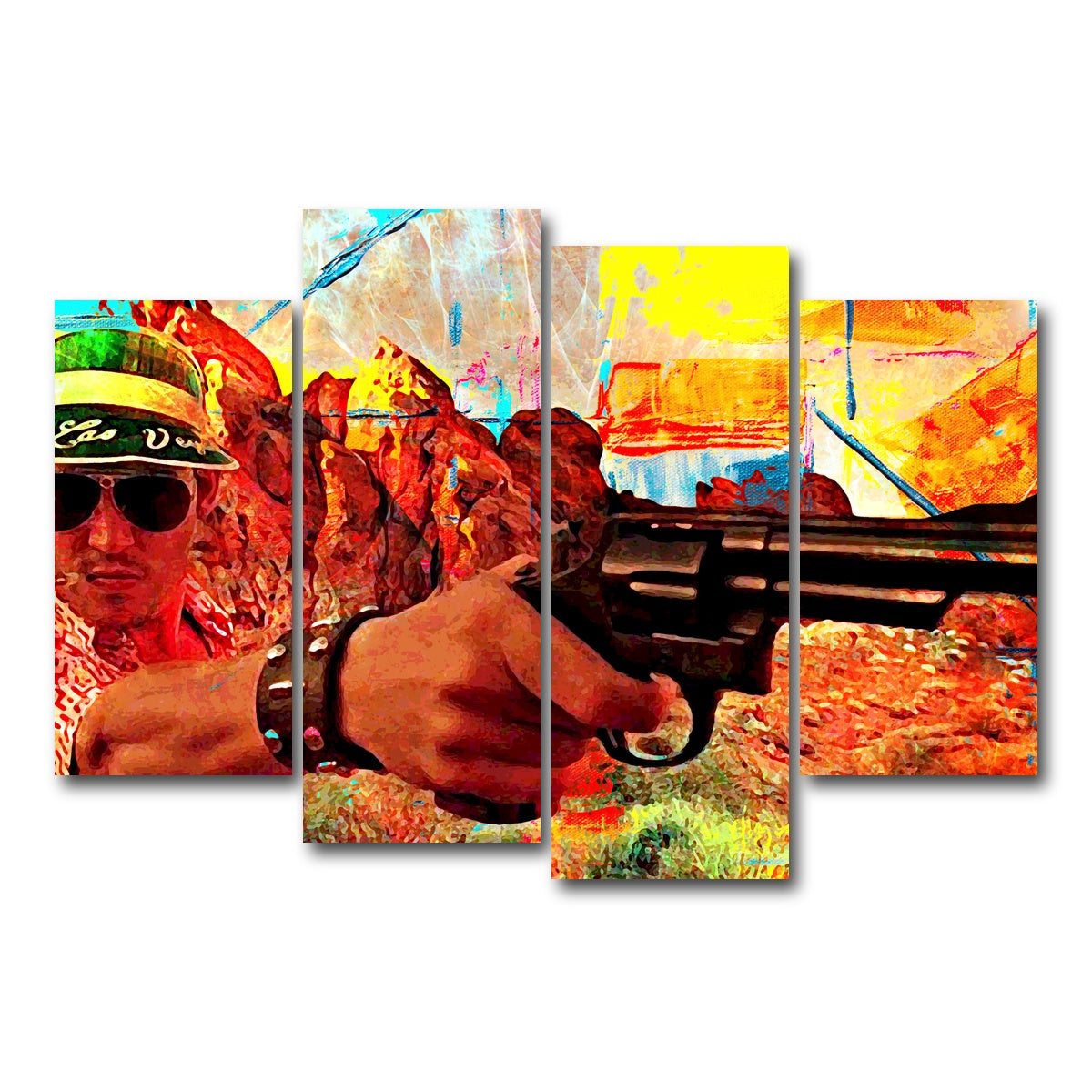 AUTO-MOCKUP WHITE | Las Vegas Trip | 4 Piece | Gallery Wrap Canvas | group=4_short