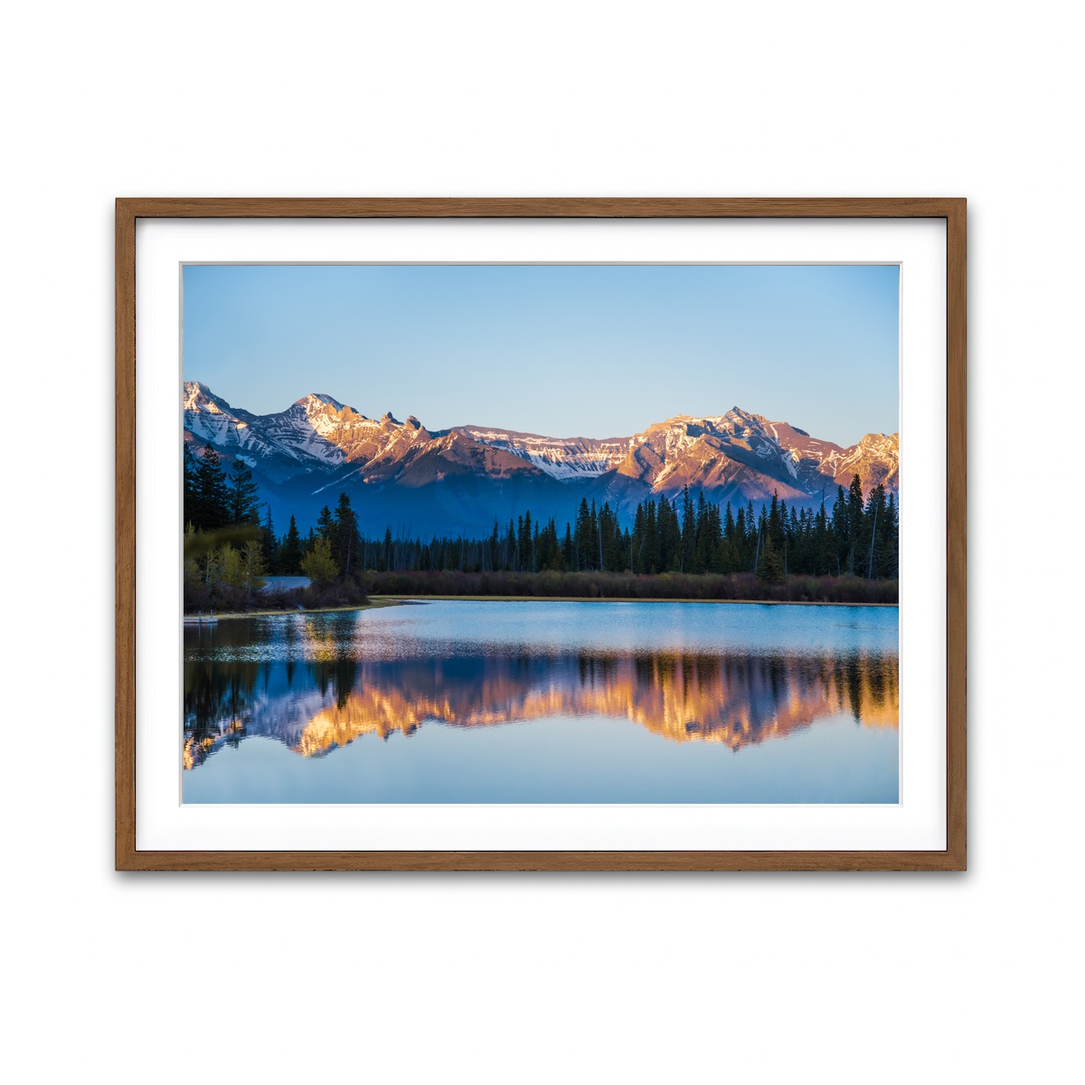 Framed Print 4x3 Walnut