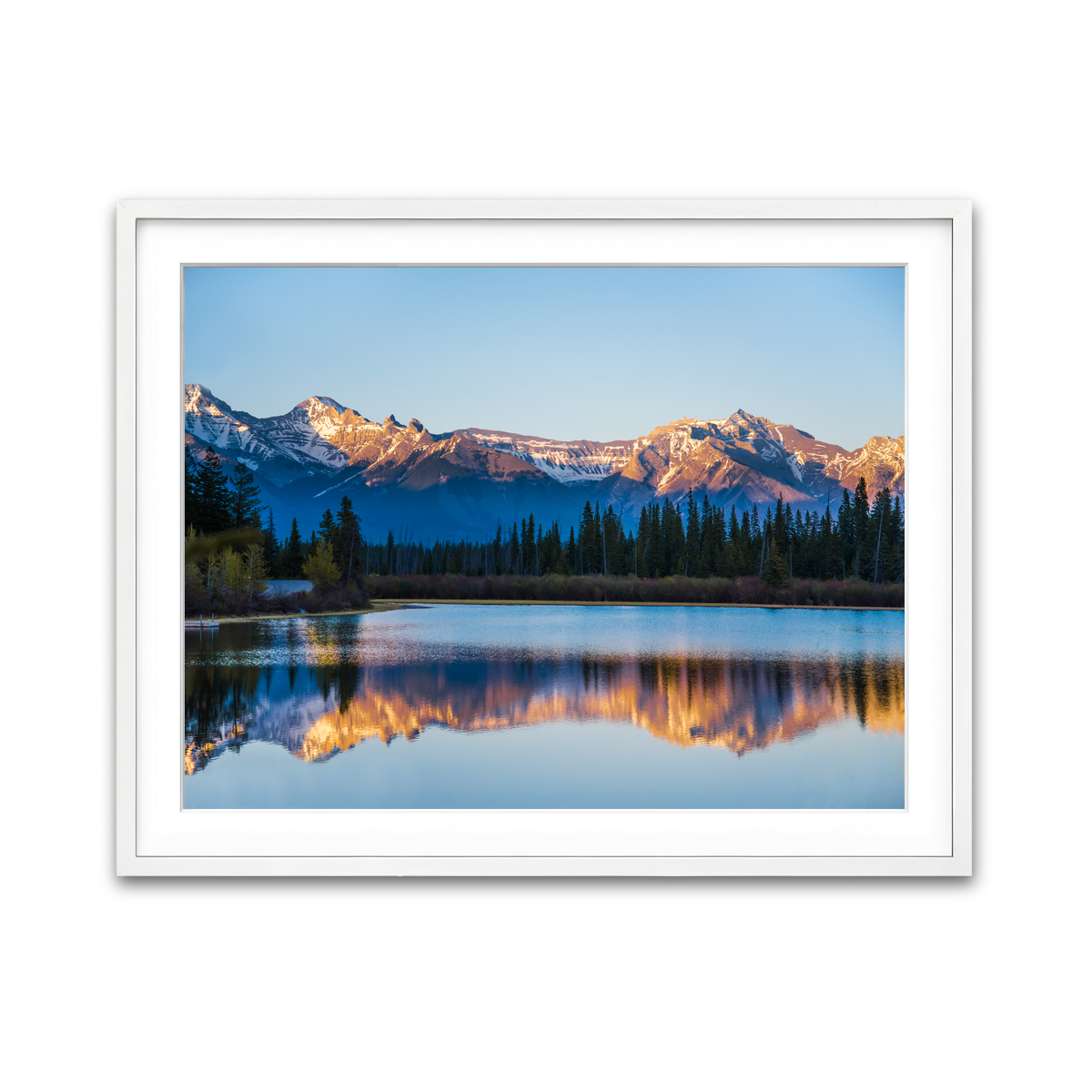 Framed Print 4x3 White