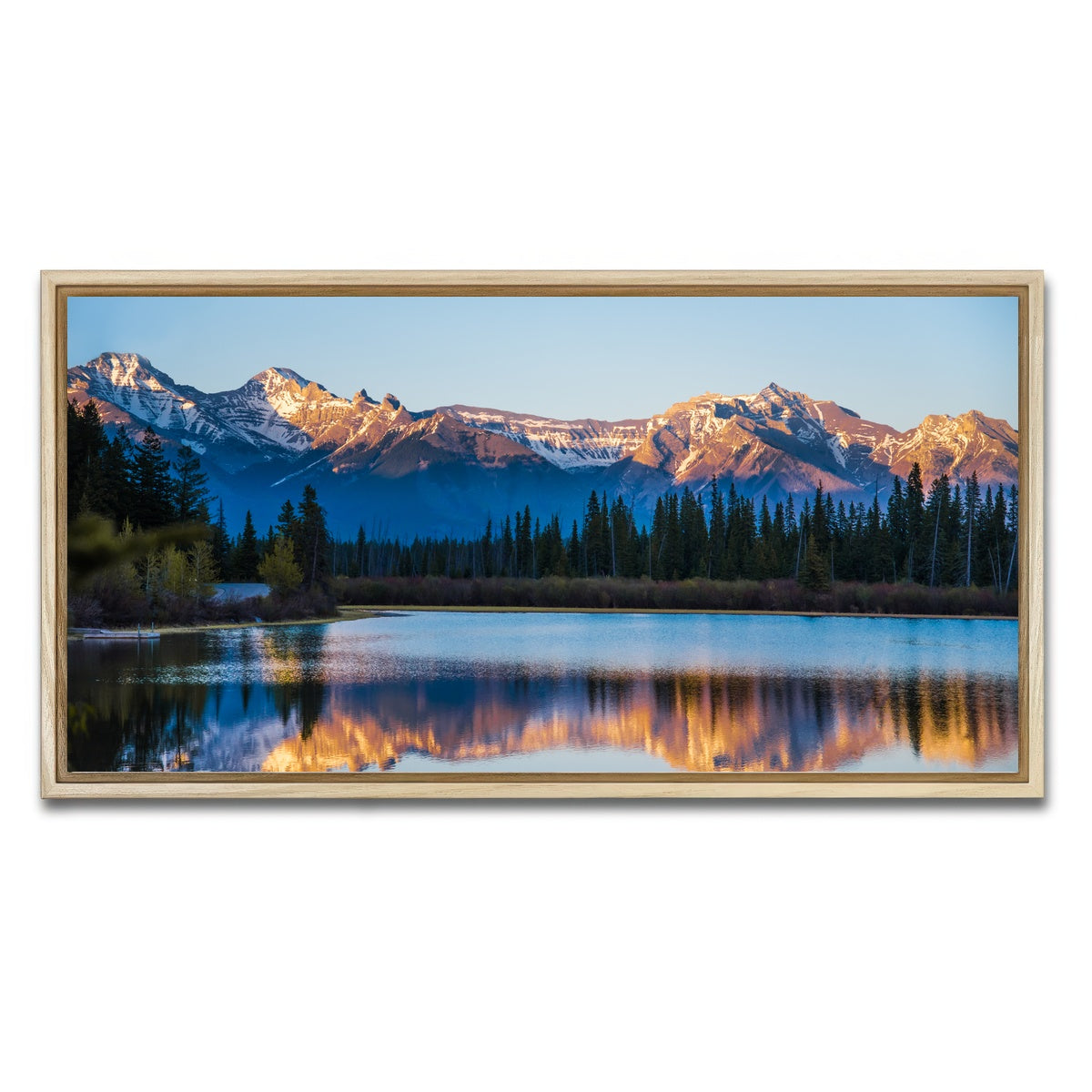 AUTO-MOCKUP WHITE | Last Light | 1 Piece | Natural Framed Canvas | group=2x1