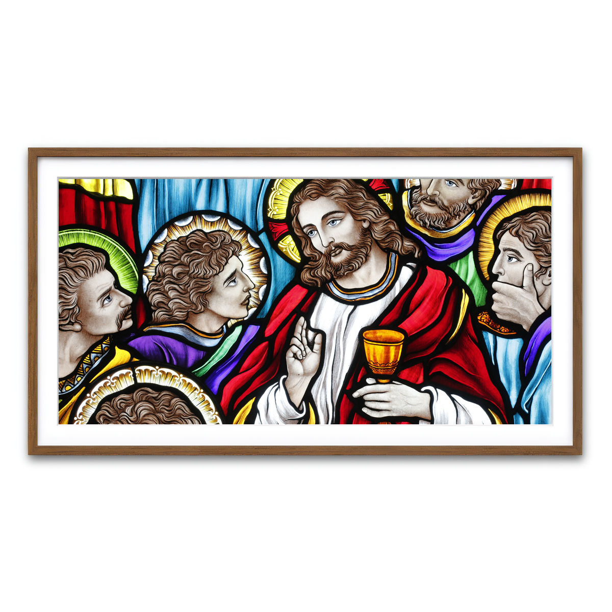 Framed Print 2x1 Walnut