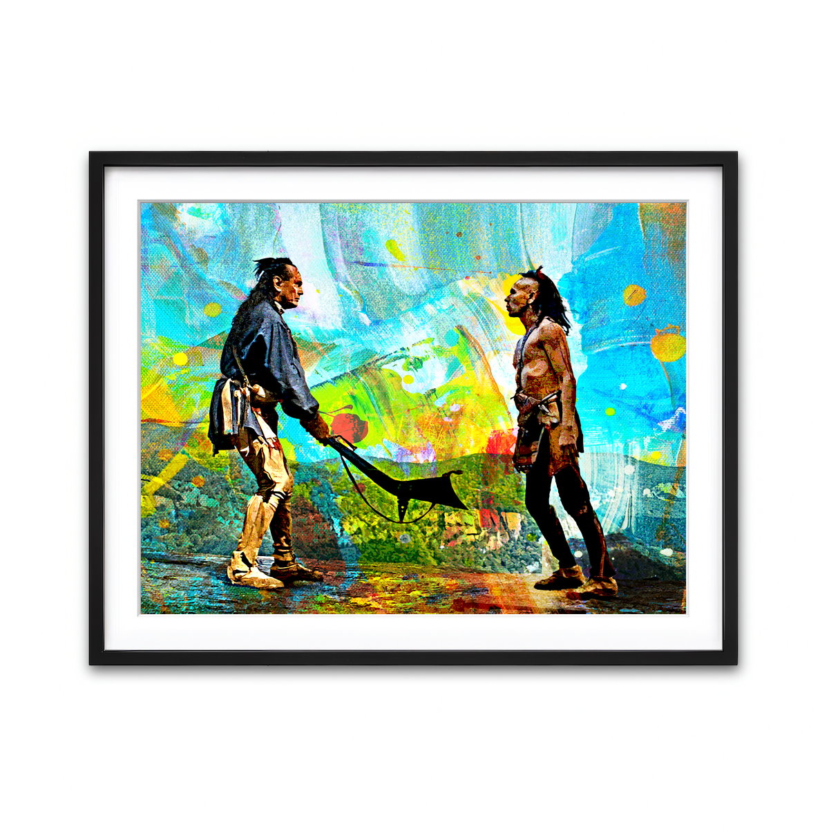 Framed Print 4x3 Black