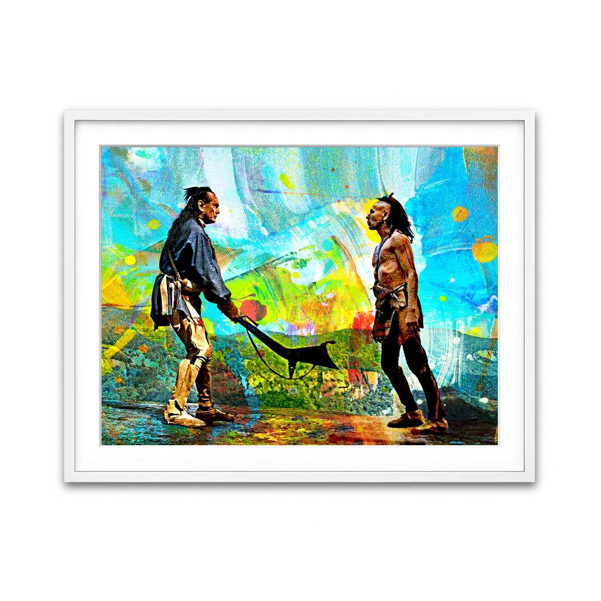 Framed Print 4x3 White
