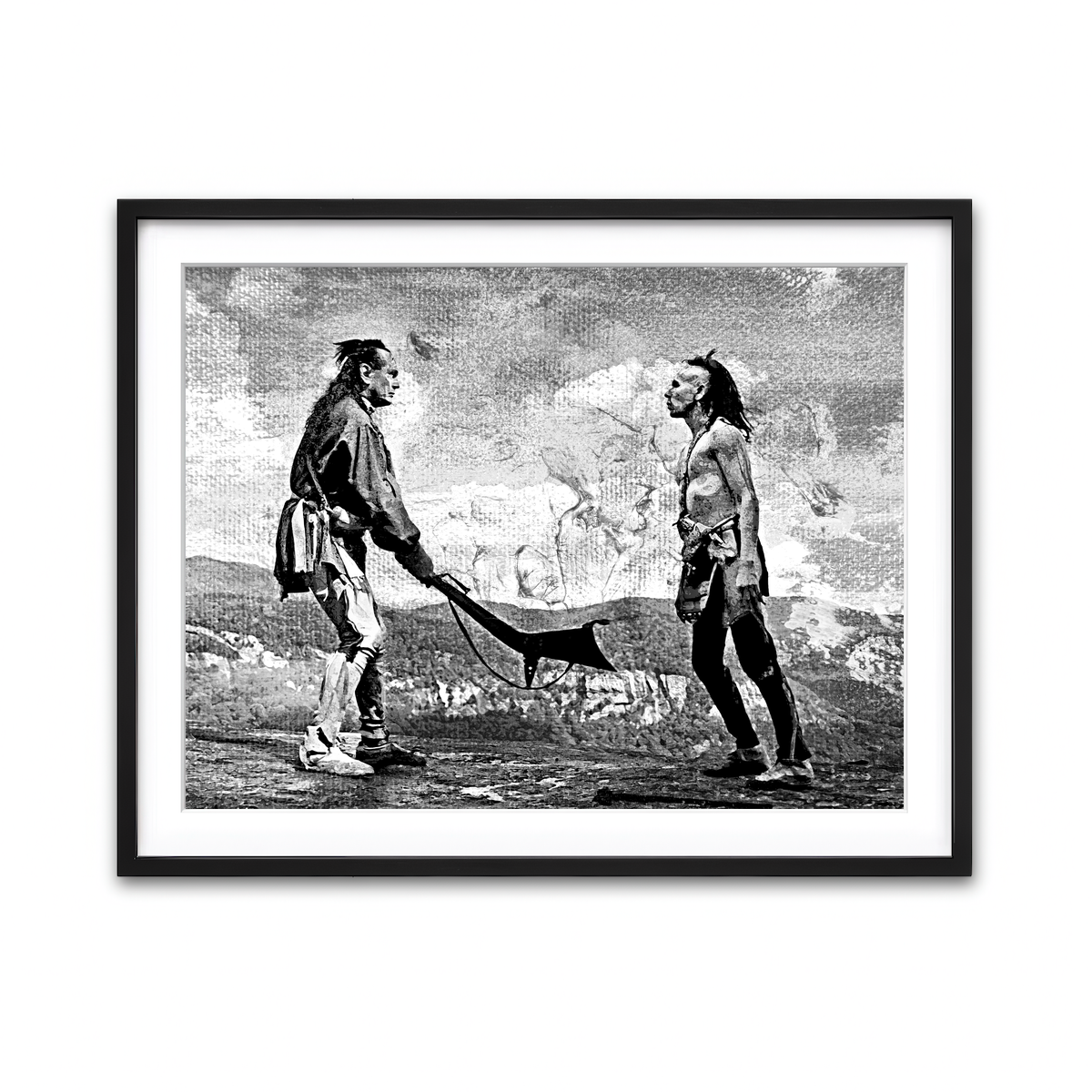 Framed Print 4x3 Black