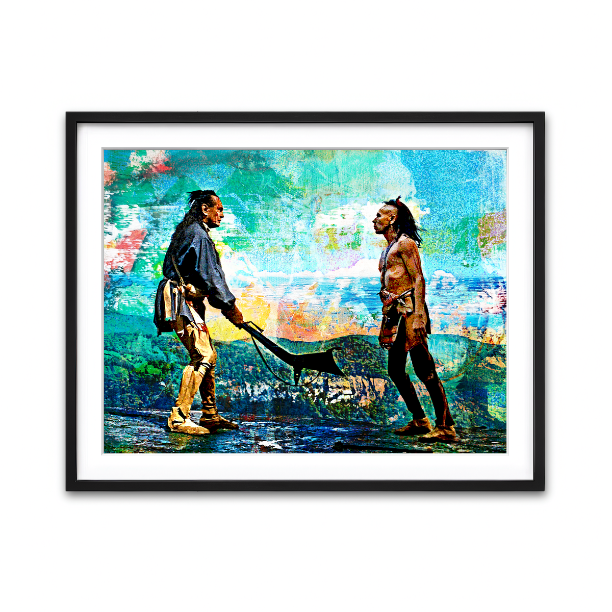 Framed Print 4x3 Black