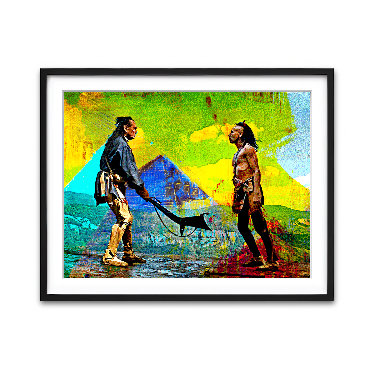 Framed Print 4x3 Black