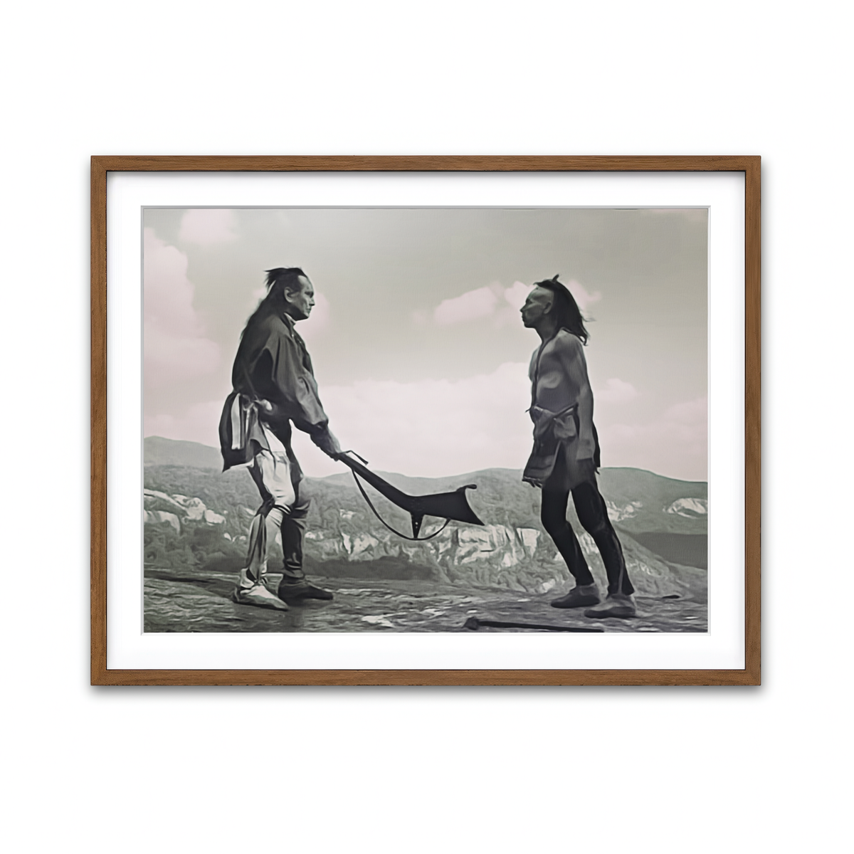 Framed Print 4x3 Walnut