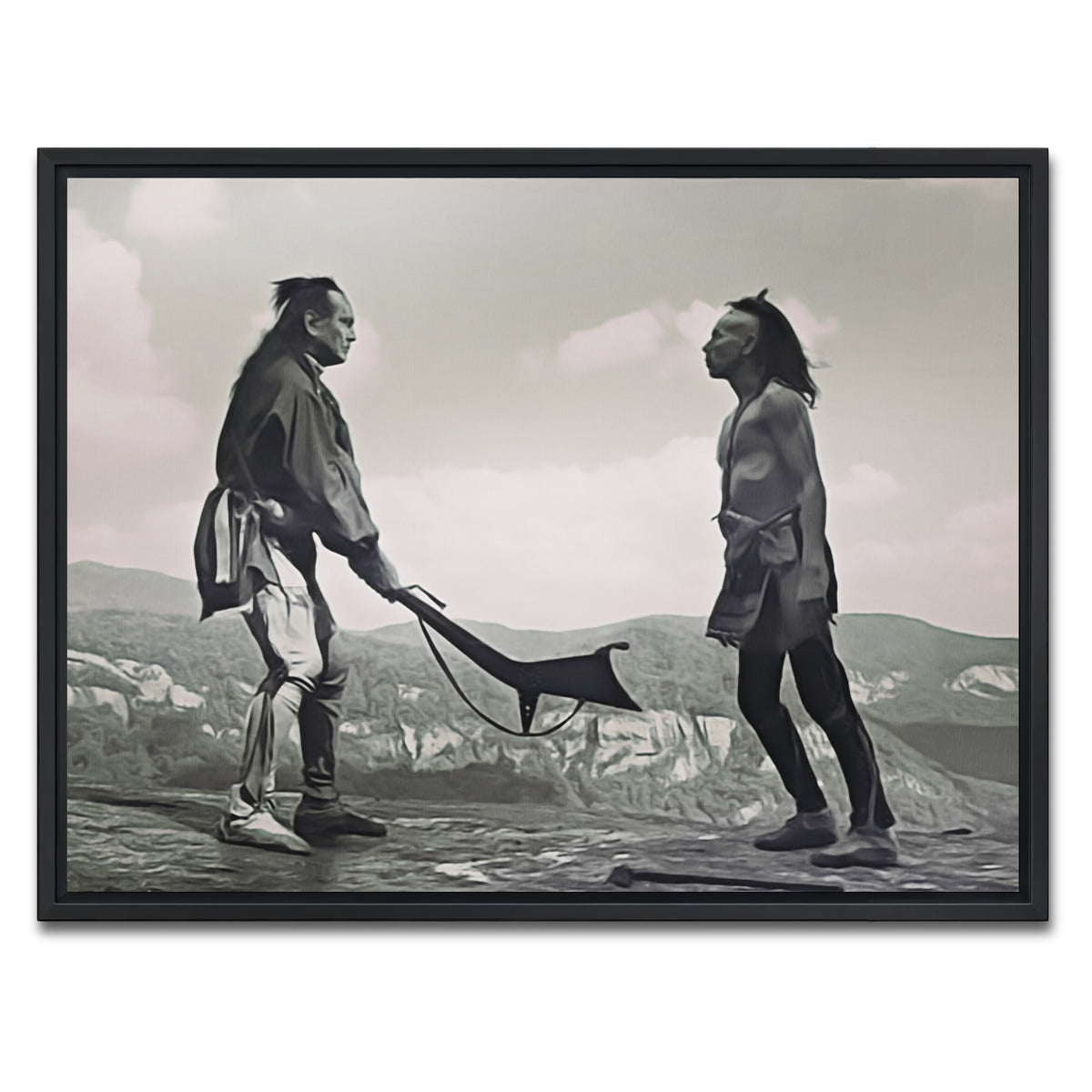 AUTO-MOCKUP WHITE | Last of the Mohicans | 1 Piece | Black Frame | group=4x3