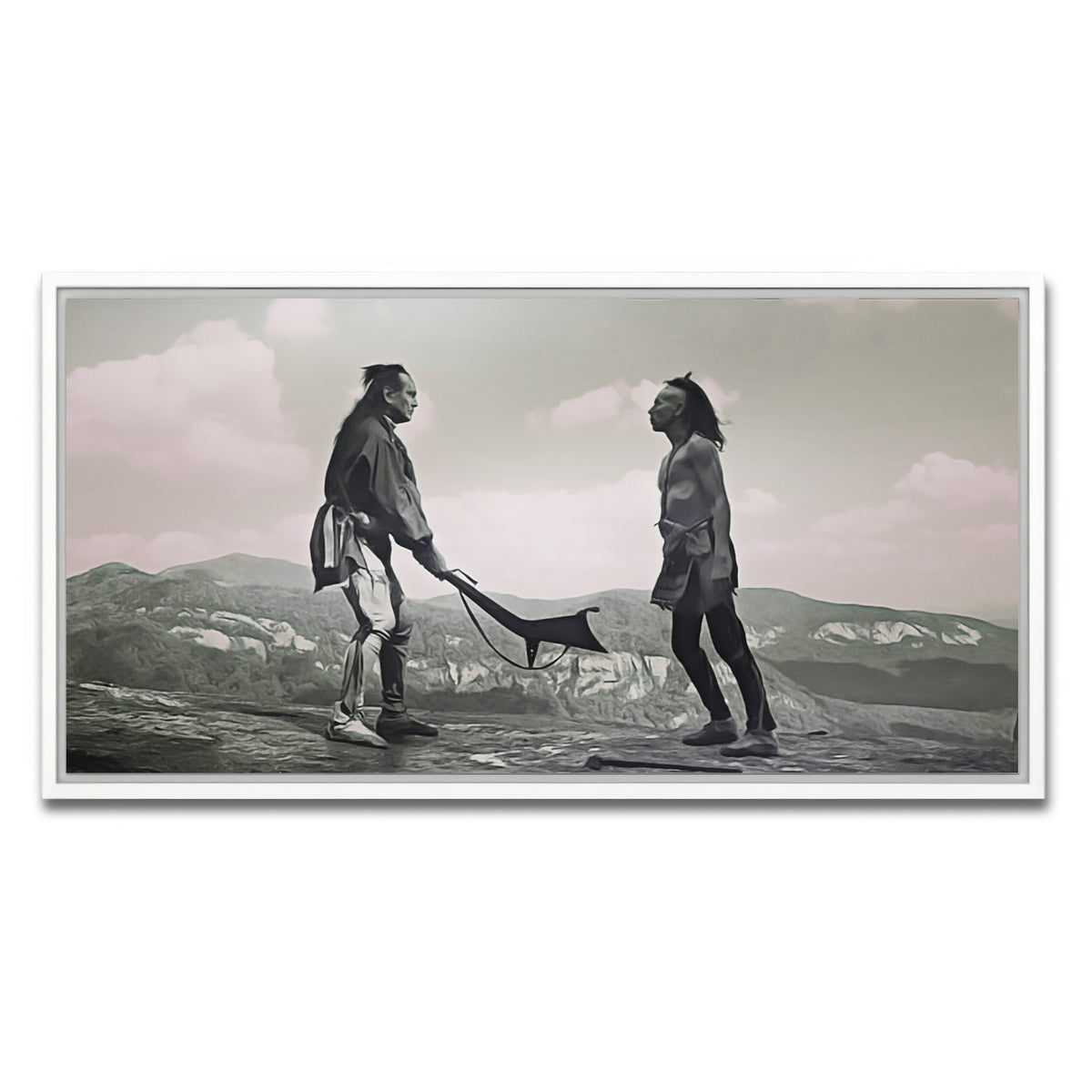 AUTO-MOCKUP WHITE | Last of the Mohicans | 1 Piece | White Frame | group=2x1