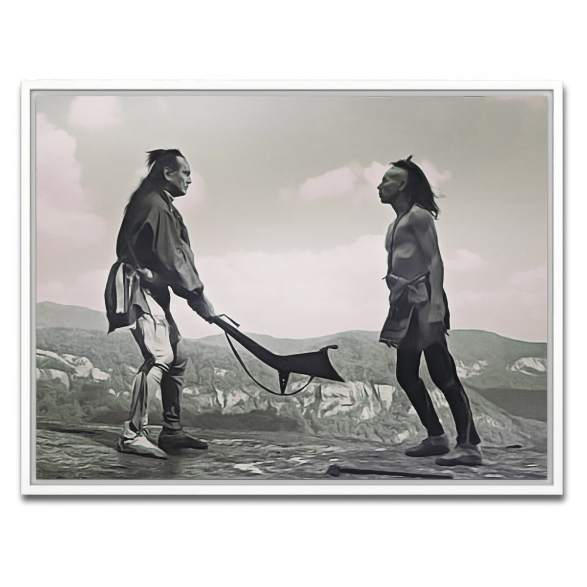 AUTO-MOCKUP WHITE | Last of the Mohicans | 1 Piece | White Frame | group=4x3
