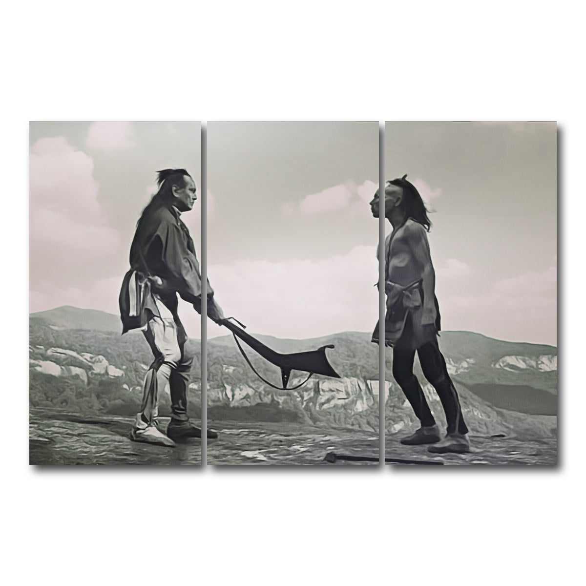 AUTO-MOCKUP WHITE | Last of the Mohicans | 3 Piece | Gallery Wrapped | group=12x24
