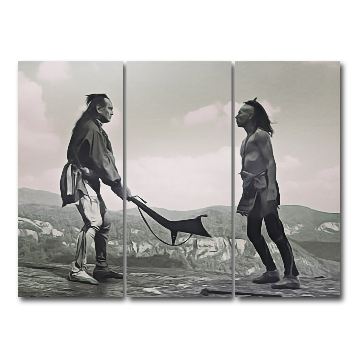 AUTO-MOCKUP WHITE | Last of the Mohicans | 3 Piece | Gallery Wrapped | group=8x18