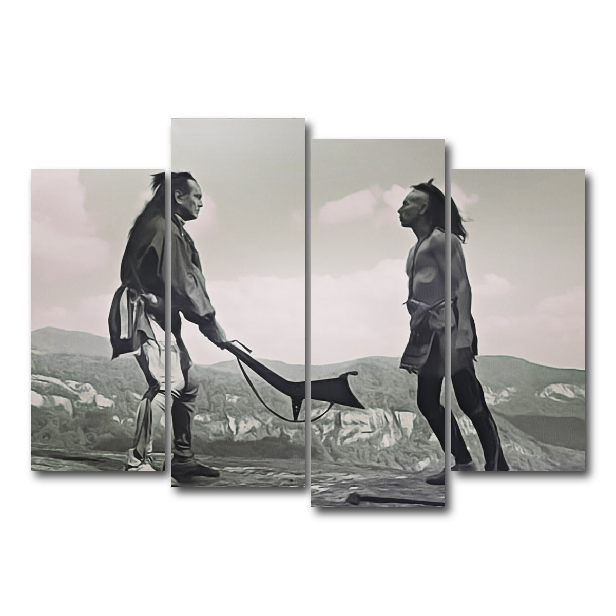 AUTO-MOCKUP WHITE | Last of the Mohicans | 4 Piece | Gallery Wrapped | group=4_normal