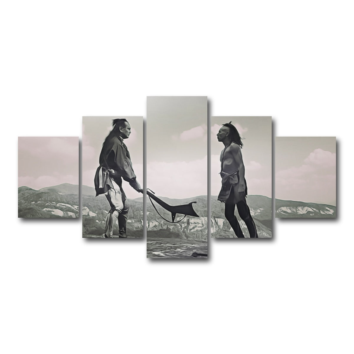 AUTO-MOCKUP WHITE | Last of the Mohicans | 5 Piece | Gallery Wrapped | group=5_short