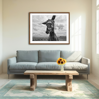 AUTO-MOCKUP ROOM | Laughing Donkey Wall Art