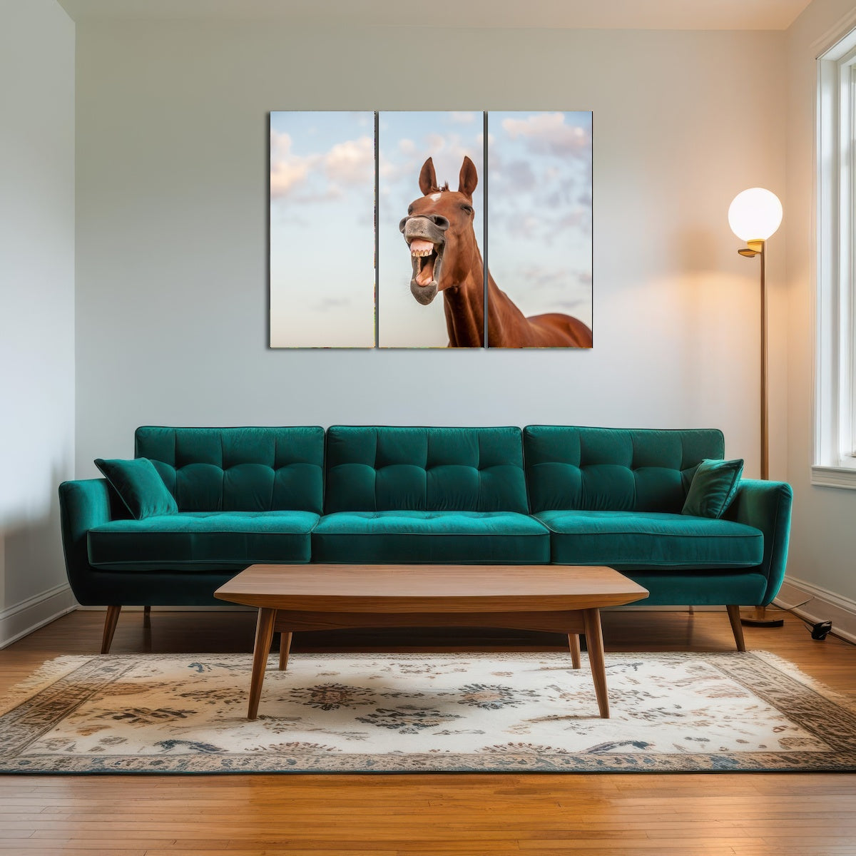 AUTO-MOCKUP ROOM | Laughing horse
