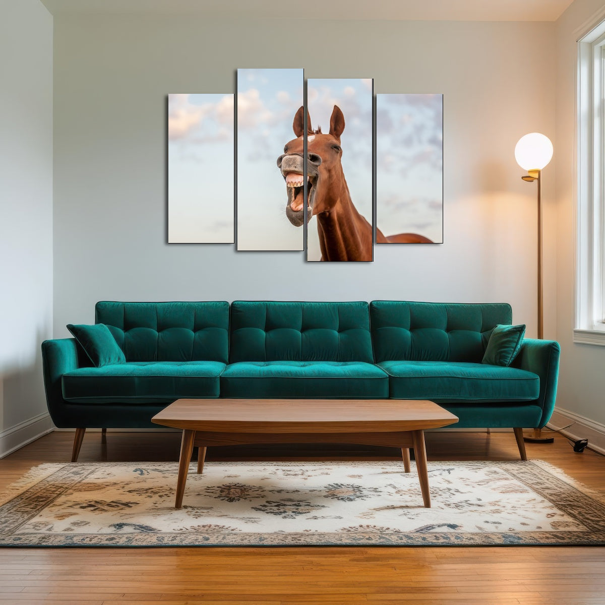 AUTO-MOCKUP ROOM | Laughing horse
