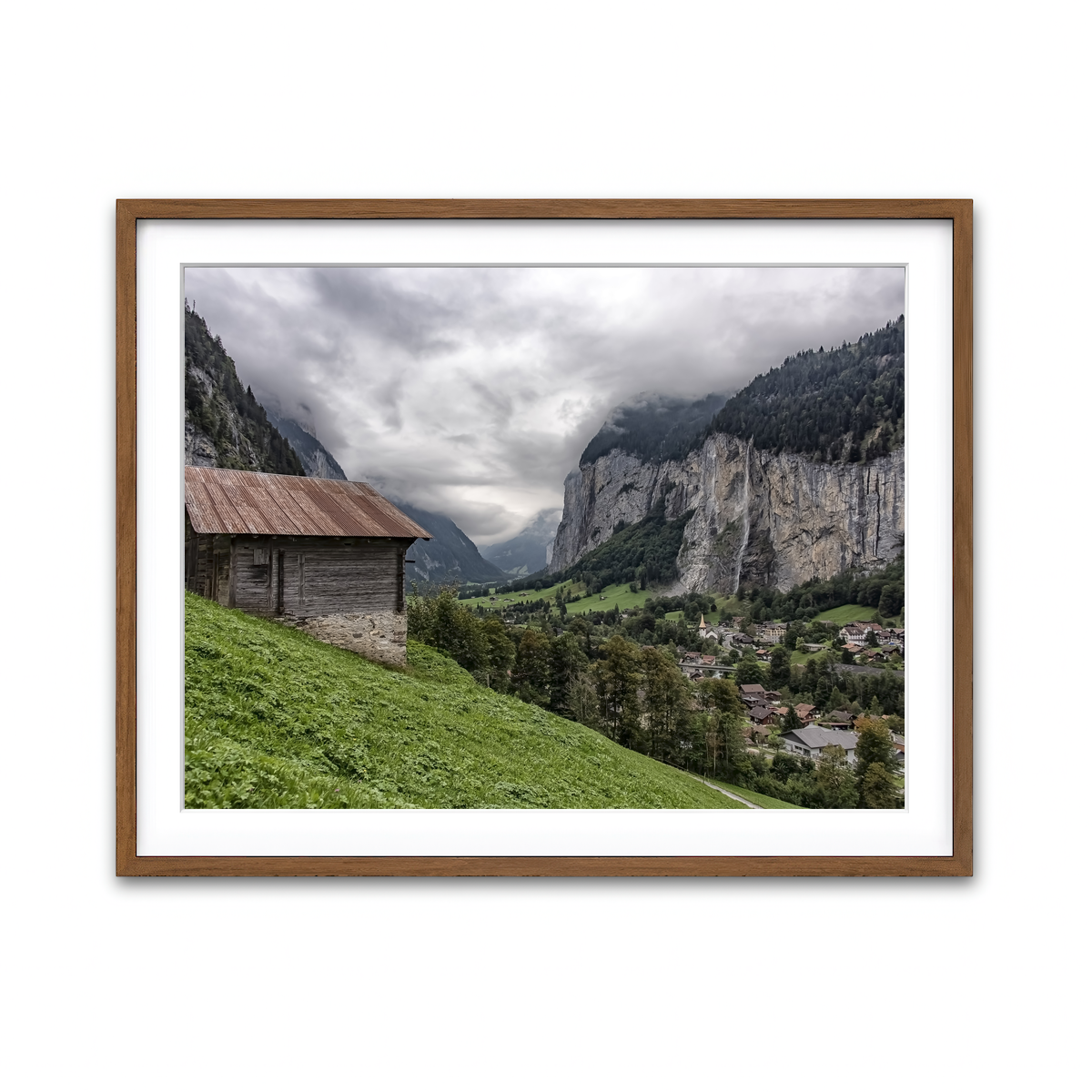 Framed Print 4x3 Walnut