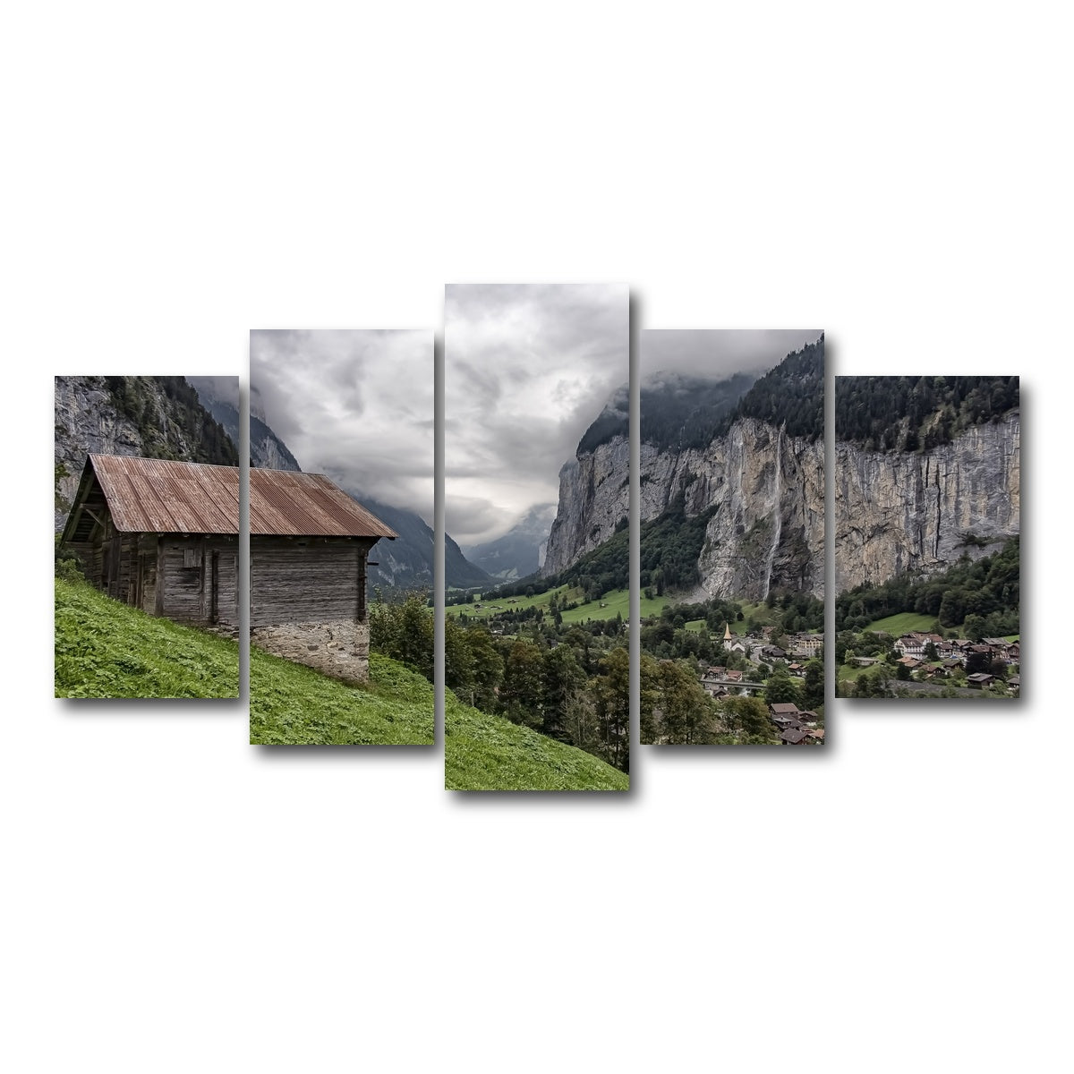 AUTO-MOCKUP WHITE | Lauterbrunnen | 5 Piece | Gallery Wrap Canvas | group=5_normal