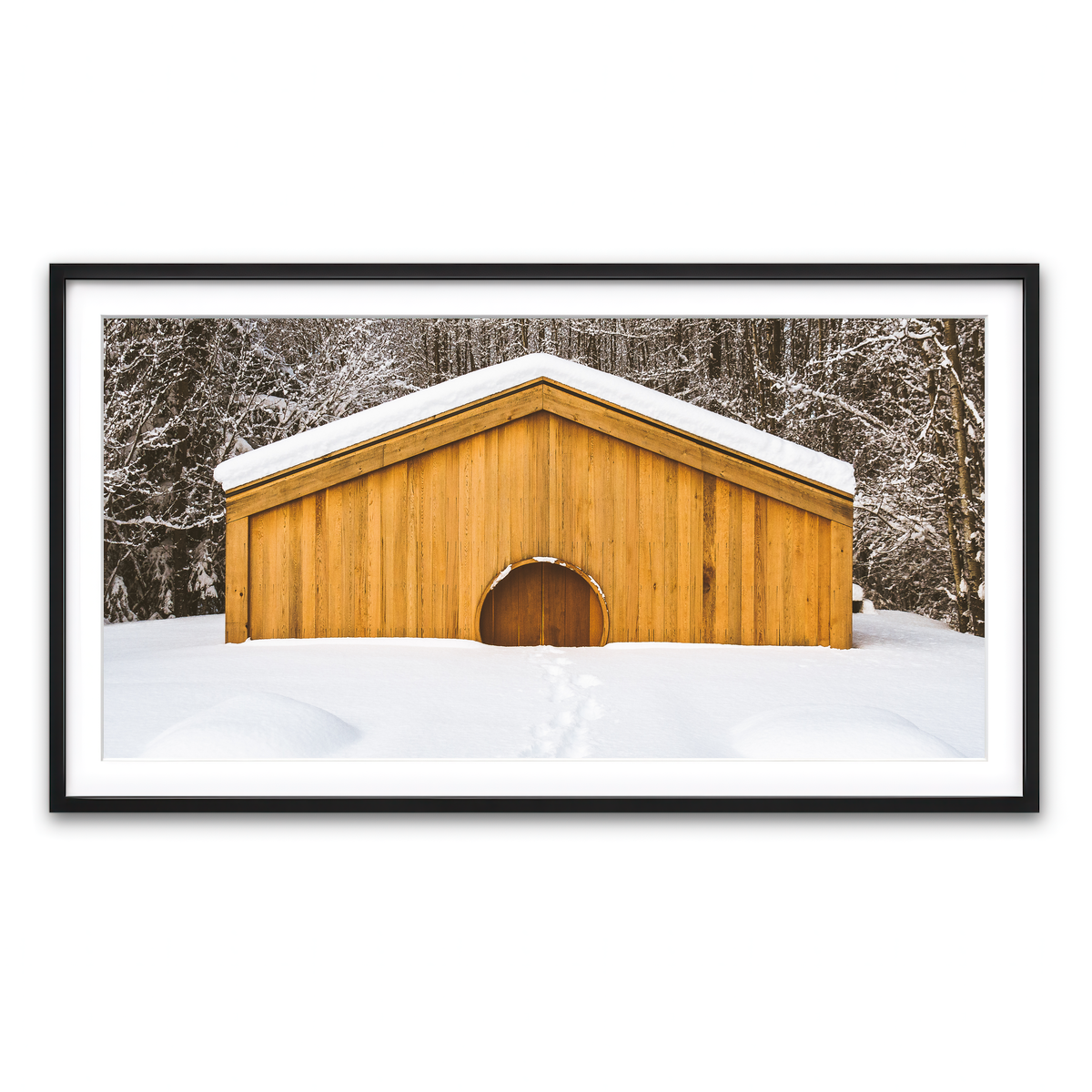Framed Print 2x1 Black