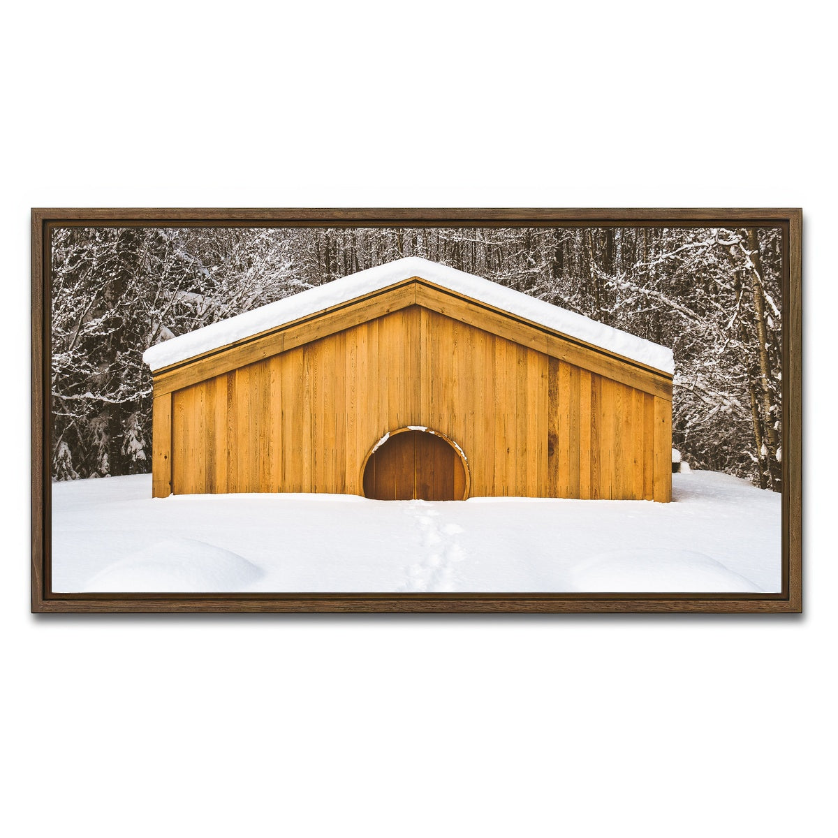 AUTO-MOCKUP WHITE | Lava Bed Provincial Park | 1 Piece | Walnut Framed Canvas | group=2x1