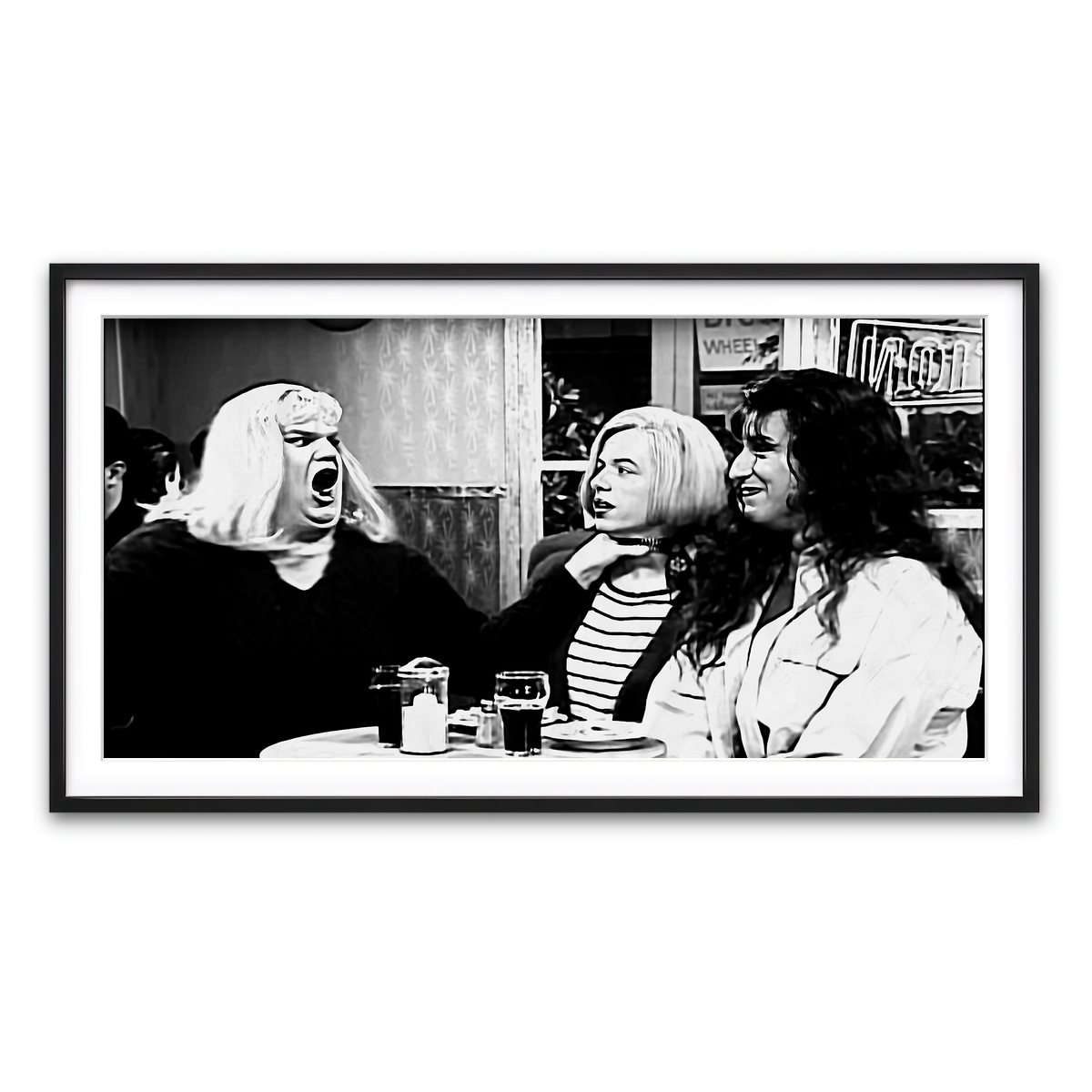 Framed Print 2x1 Black