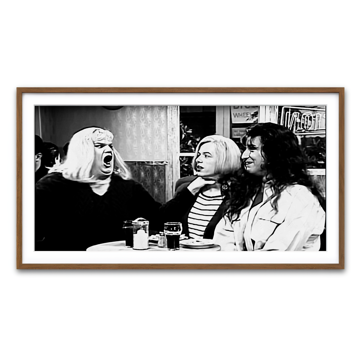 Framed Print 2x1 Walnut