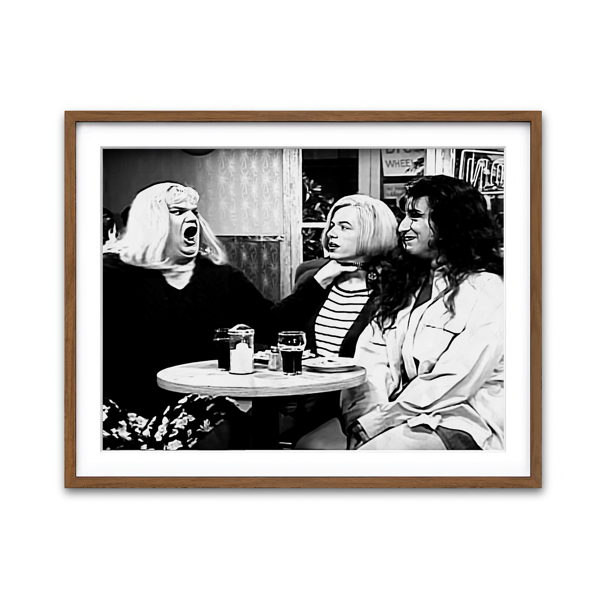 Framed Print 4x3 Walnut