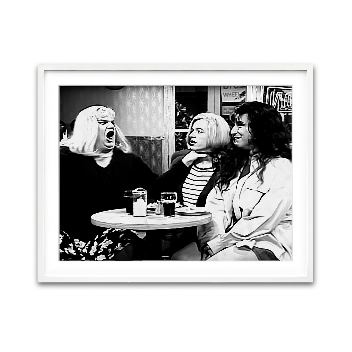 Framed Print 4x3 White