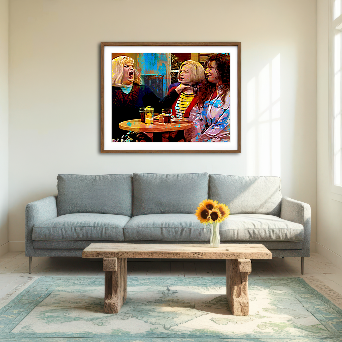 AUTO-MOCKUP ROOM | Lay Off Me I'm Starving Wall Art