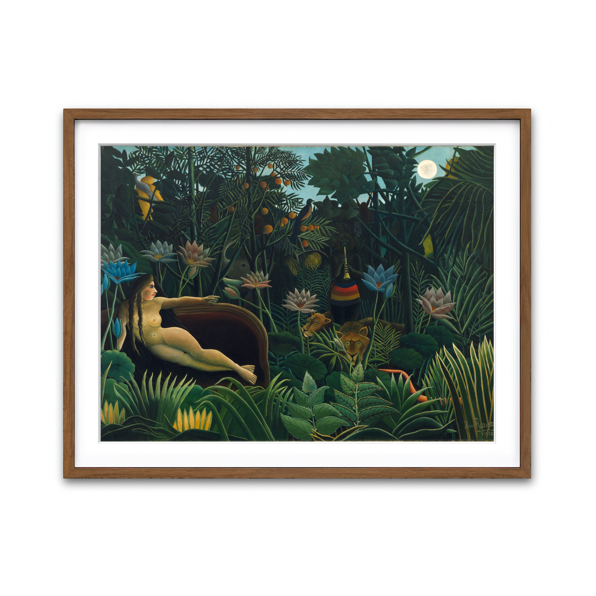 Framed Print 4x3 Walnut