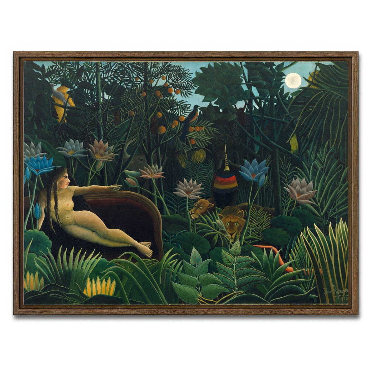 AUTO-MOCKUP WHITE | Le Reve | 1 Piece | Walnut Framed Canvas | group=4x3