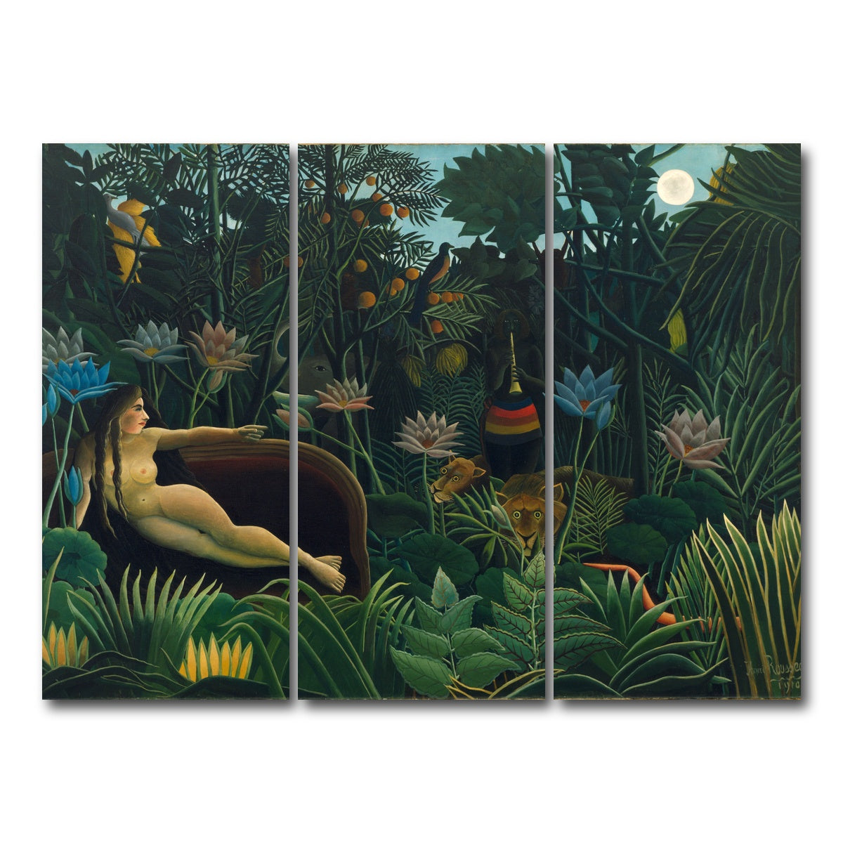 AUTO-MOCKUP WHITE | Le Reve | 3 Piece | Gallery Wrap Canvas | group=8x18