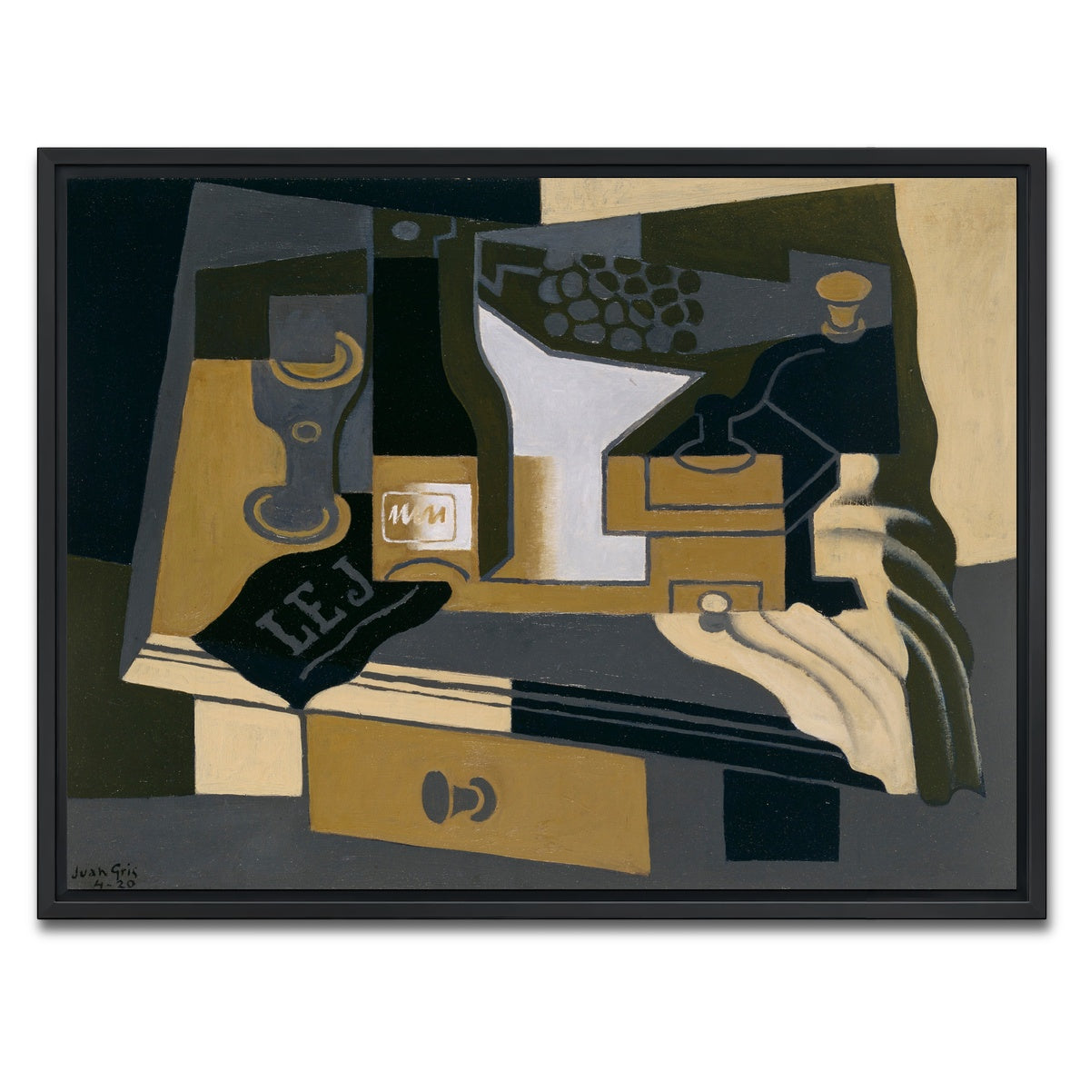 AUTO-MOCKUP WHITE | Le moulin a cafe | 1 Piece | Black Framed Canvas | group=4x3