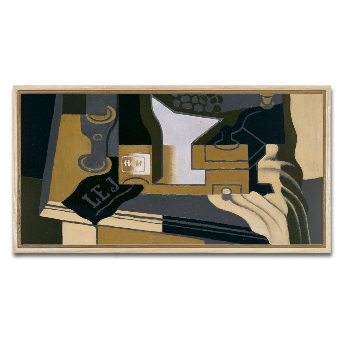 AUTO-MOCKUP WHITE | Le moulin a cafe | 1 Piece | Natural Framed Canvas | group=2x1