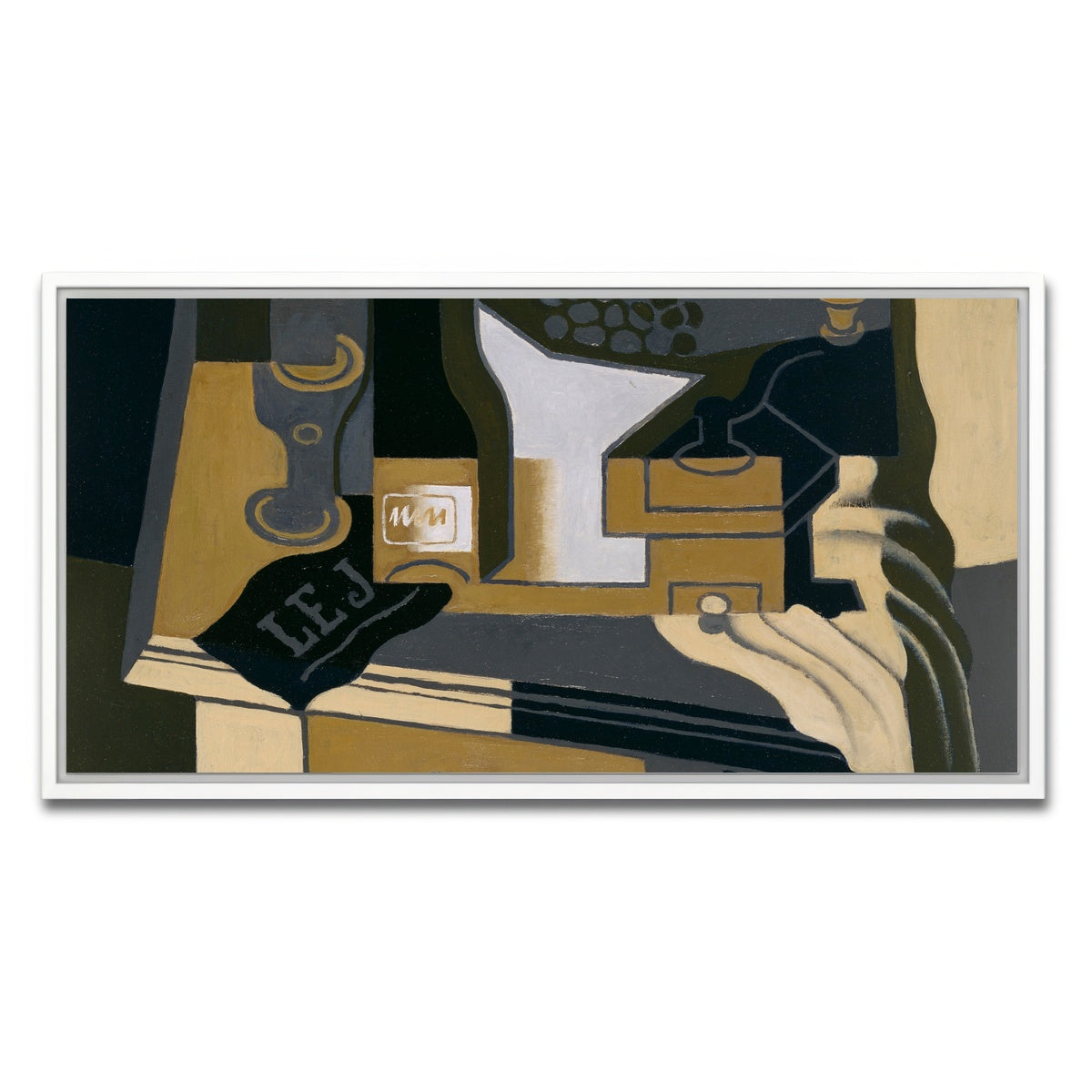 AUTO-MOCKUP WHITE | Le moulin a cafe | 1 Piece | White Framed Canvas | group=2x1