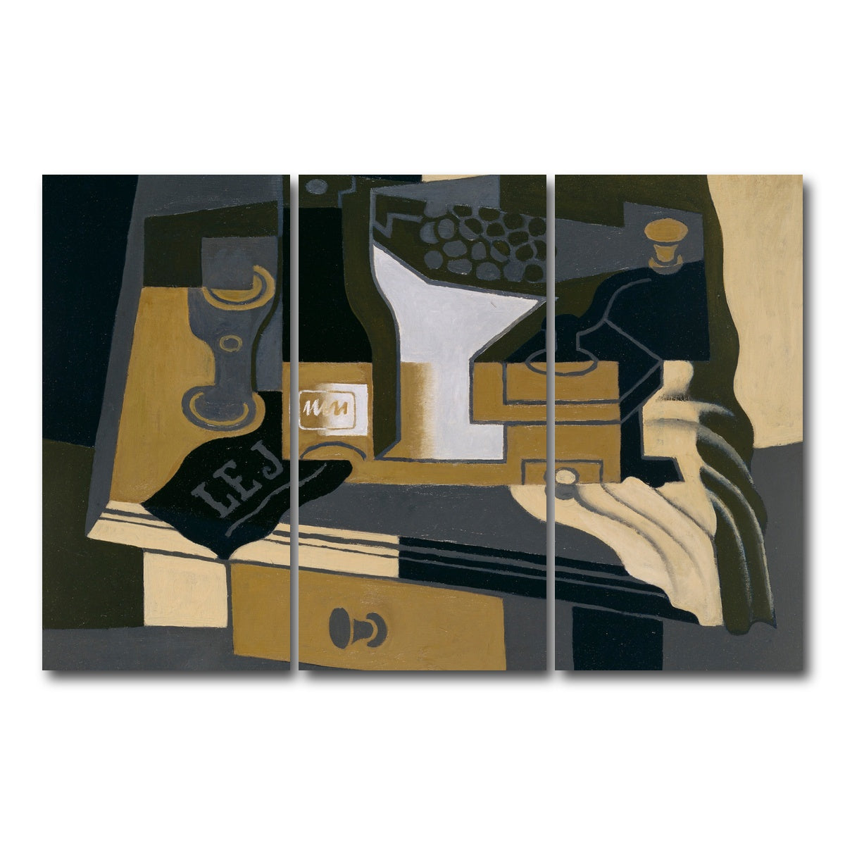 AUTO-MOCKUP WHITE | Le moulin a cafe | 3 Piece | Gallery Wrap Canvas | group=12x24