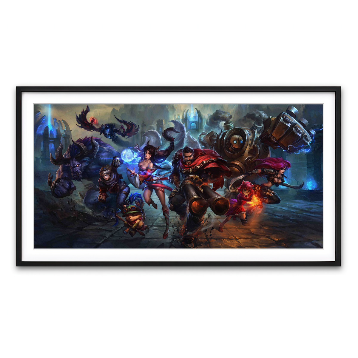 Framed Print 2x1 Black